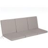 Kussen driezits taupe