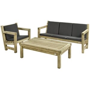 Houten Loungetafel Geïmpregneerd 130 cm