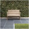 Tuinbank lisse 2 zits met achtergrond