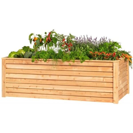 Verhoogde plantenbak Donau lariks B190xD90xH65 cm