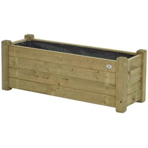 Houten Plantenbak Geรฏmpregneerd 120 x 40 cm