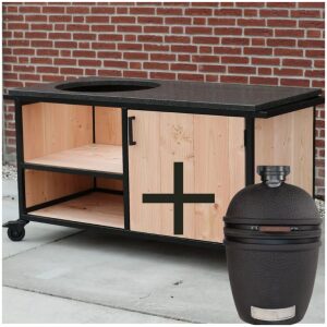 combi deal buitenkeuken douglas met impala granieten blad + bastard urban large solo