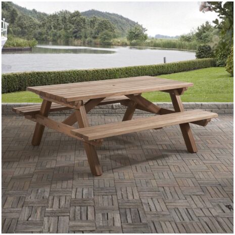 hardhouten picknicktafel 180 met achtergrond hardhouten picknicktafel 180 met achtergrond