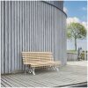 hardhouten tuinbank 180 cm voorkant