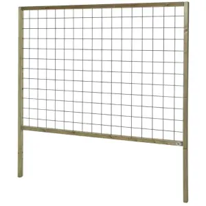 Houten Klimrek met Gegalvaniseerd Gaas 171 x 172 cm
