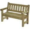houten parkbank tweezits