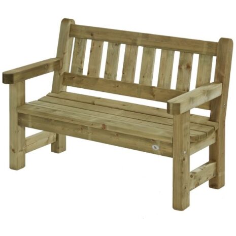 houten parkbank tweezits