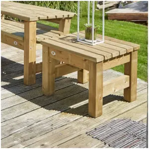 Houten Bijzettafel Geïmpregneerd 60 cm