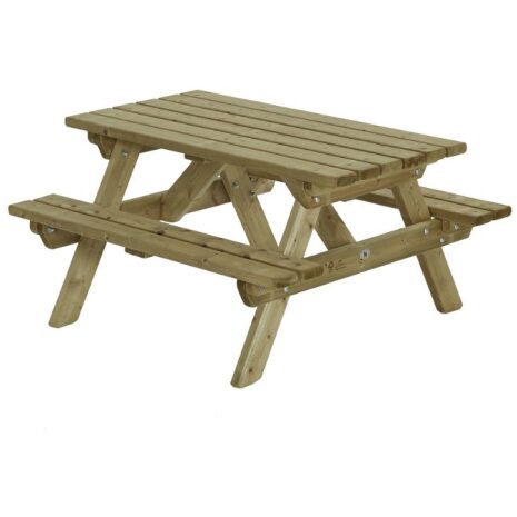 kinderpicknicktafel 120 cm rechthoekig