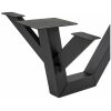 metalen frame van open instap picknicktafel