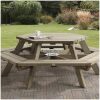 picknicktafel zeshoek 1