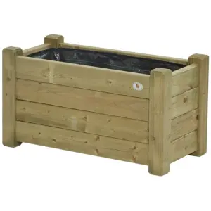 Houten Plantenbak Geïmpregneerd 80 x 40 cm