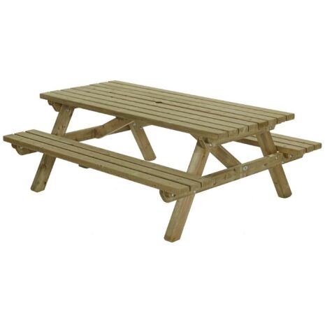 rechthoekige picknicktafel 200 cm