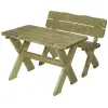 tuintafel 120 cm met bank