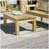 tuintafel laag met achtergrond