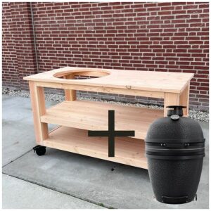 Combi-Deal Bastard Core Large Kamado + Buitenkeuken open 150 cm