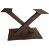 Metaal onderstel x big foot 480 x 80 mm anodic brown v2
