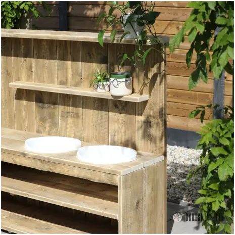 Speelmeubel buiten 180 cm Zand en Watertafel