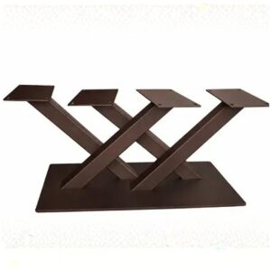 Metalen tafel onderstel Bigfoot XL 100 × 100 mm – Anodic Brown