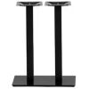 metaal onderstel gastro line sta tafel dubbel 1080 mm zwart metaal onderstel gastro line sta tafel dubbel 1080 mm zwart