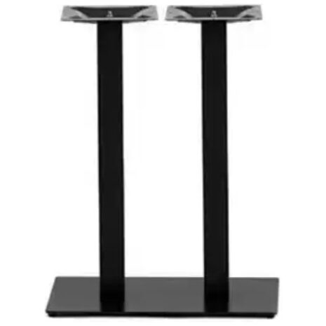 metaal onderstel gastro line sta tafel dubbel 1080 mm zwart metaal onderstel gastro line sta tafel dubbel 1080 mm zwart