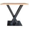 metaal onderstel sta tafel x model