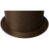 metalen bodemplaat kleine pilaar anodic brown