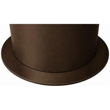 metalen bodemplaat kleine pilaar anodic brown