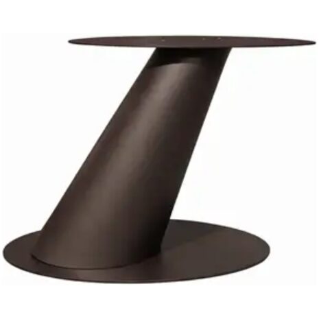 metalen onderstel pilaar cursief anodic brown