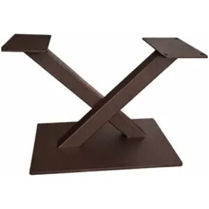 Metalen tafel onderstel Bigfoot XL 100 × 100 mm – Anodic Brown