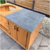 Buitenkeuken Douglas 150cm met tegel voorraadmodel