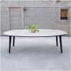 Complete HPL tuintafel en stoelen set voor buiten Complete HPL tuintafel en stoelen set voor buiten