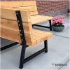 Douglas lounge bank met stalen frame 230x 155 cm
