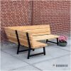 Douglas lounge met stalen frame Roosendaal 230 x 155 cm