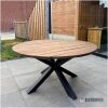 Tuintafel rond met matrix onderstel 150 cm