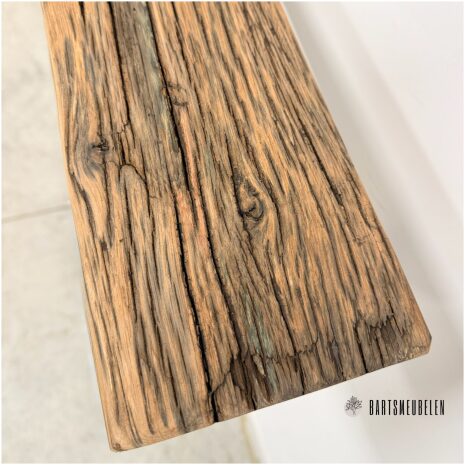 eiken zwevende wandplank details 60 cm WP-002