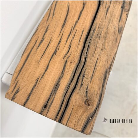 oud eiken zwevende wandplank 60 cm WP-003