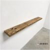 Oud eiken wandplank 120 cm Rustiek WP-016