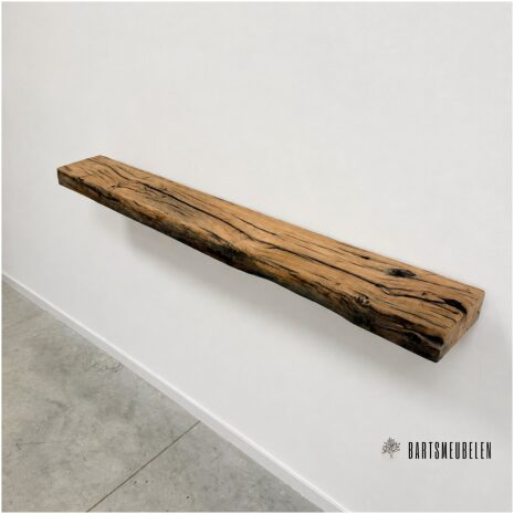 Rustieke wandplank eiken 120cm WP 023 Rustieke wandplank eiken 120cm WP-023
