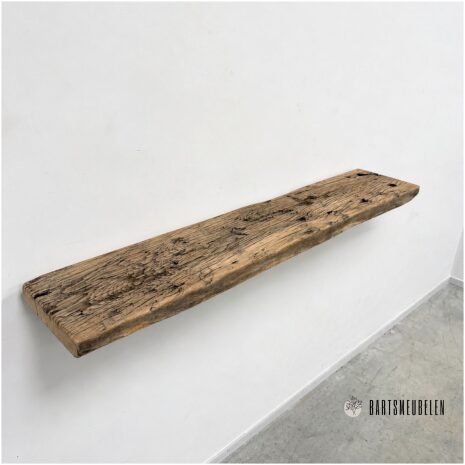 zwevende wandplank 120 cm rustiek WP-019